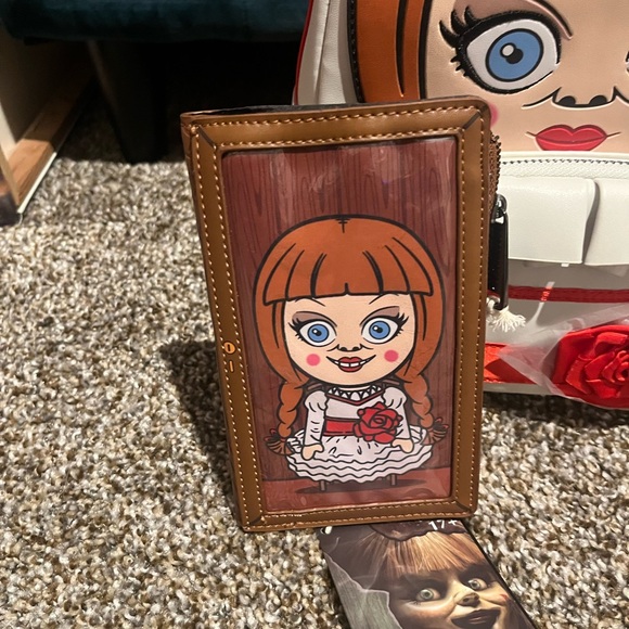 Annabelle Loungefly Mini Backpack & Wallet - Picture 2 of 5